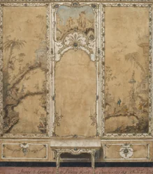 Decorazione murale per il salotto del Palazzo di Caserta
